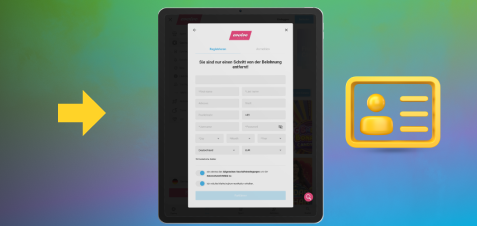 Der zweite Schritt zur Registrierung bei Evolve Casino